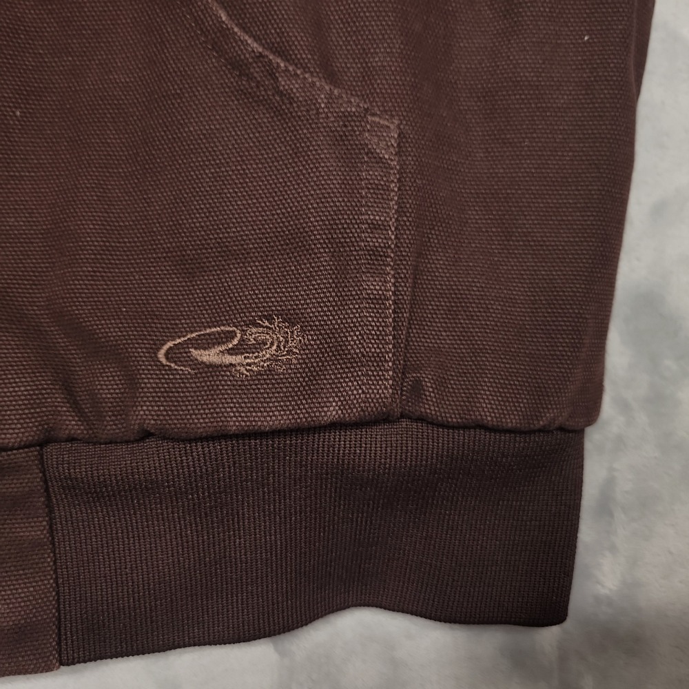Roper Canvas Jacket Women L Brown Hooded Western Workwear Fleece Lined Active - Picture 2 of 6